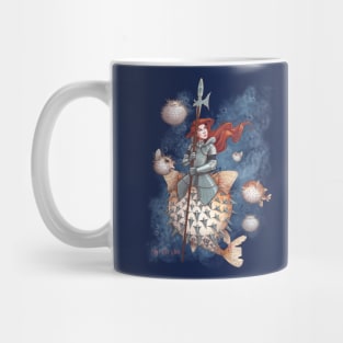 Pufferfish, Medieval Knight, Hopeful Mermaid Mug